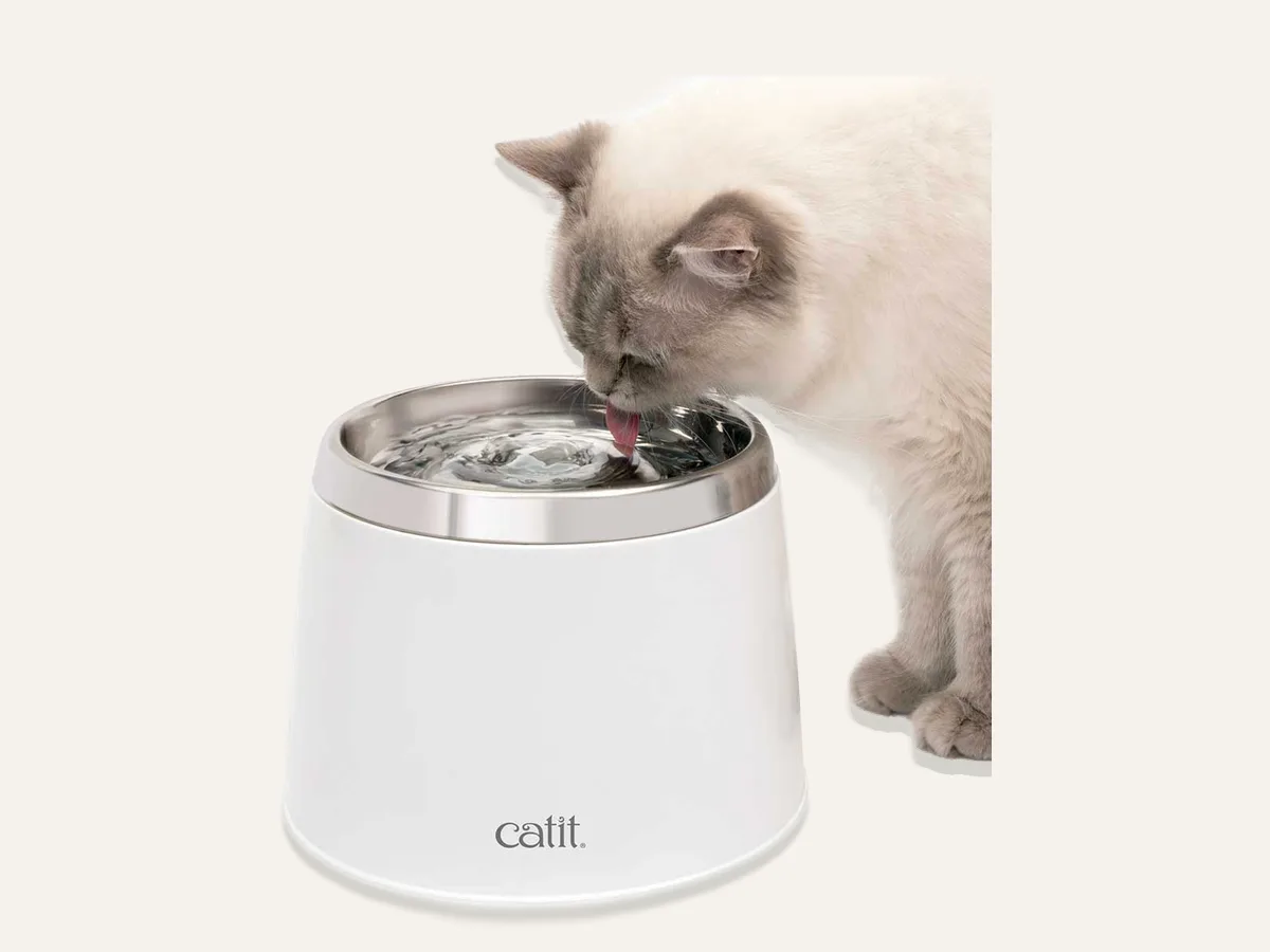 Catit Fresh & Clear Stainless Steel Top Drinking Fountain