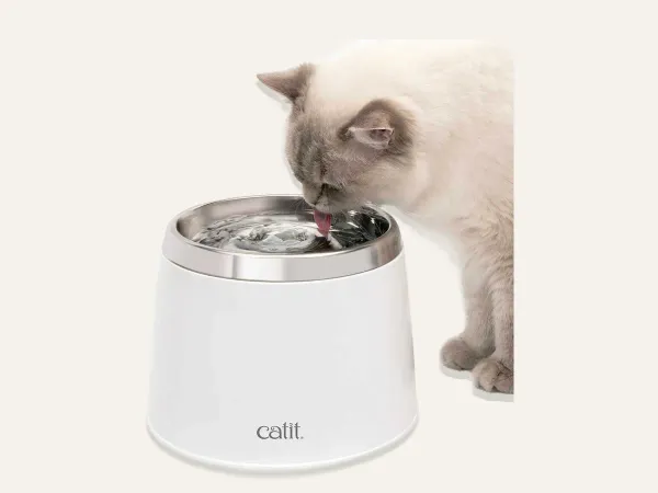 Image: Catit Catit Fresh & Clear Stainless Steel Top Drinking Fountain