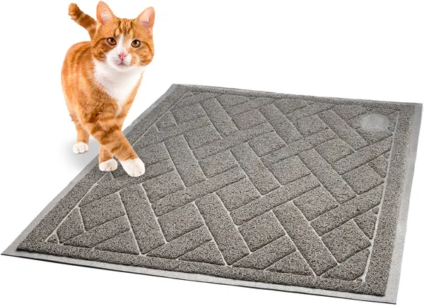 Image: Pawkin Pawkin Cat Litter Mat, photo 4 of 4