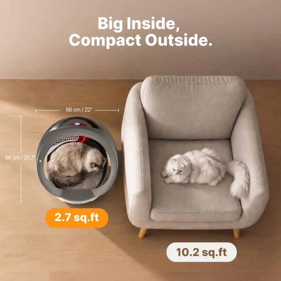 Neakasa M9 Open-View Cat Litter Box – Automatic & Self-Cleaning, photo 7 of 9