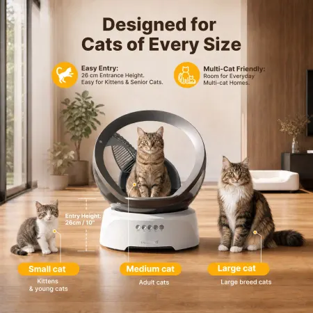 Image: Neakasa Neakasa M9 Open-View Cat Litter Box – Automatic & Self-Cleaning, photo 4 of 9