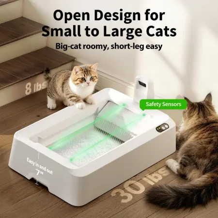 Image: PETKIT PETKIT Purobot Crystal Duo Automatic Cat Litter Box with Camera, photo 3 of 4