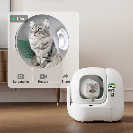Image: PETKIT PETKIT Purobot Max Pro 2 Automatic Cat Litter Box (Fence 2.0 Included), photo 2 of 4