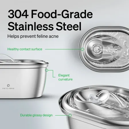 Image: PETLIBRO PETLIBRO Stainless Steel Pet Water Fountain 2L, photo 2 of 3