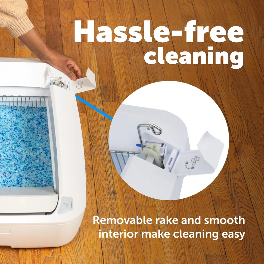 PetSafe ScoopFree Crystal Plus Self-Cleaning Litter Box (uncovered) / ScoopFree Crystal Pro Self-Cleaning Litter Box (hooded) — 2024 generation, photo 4 of 5