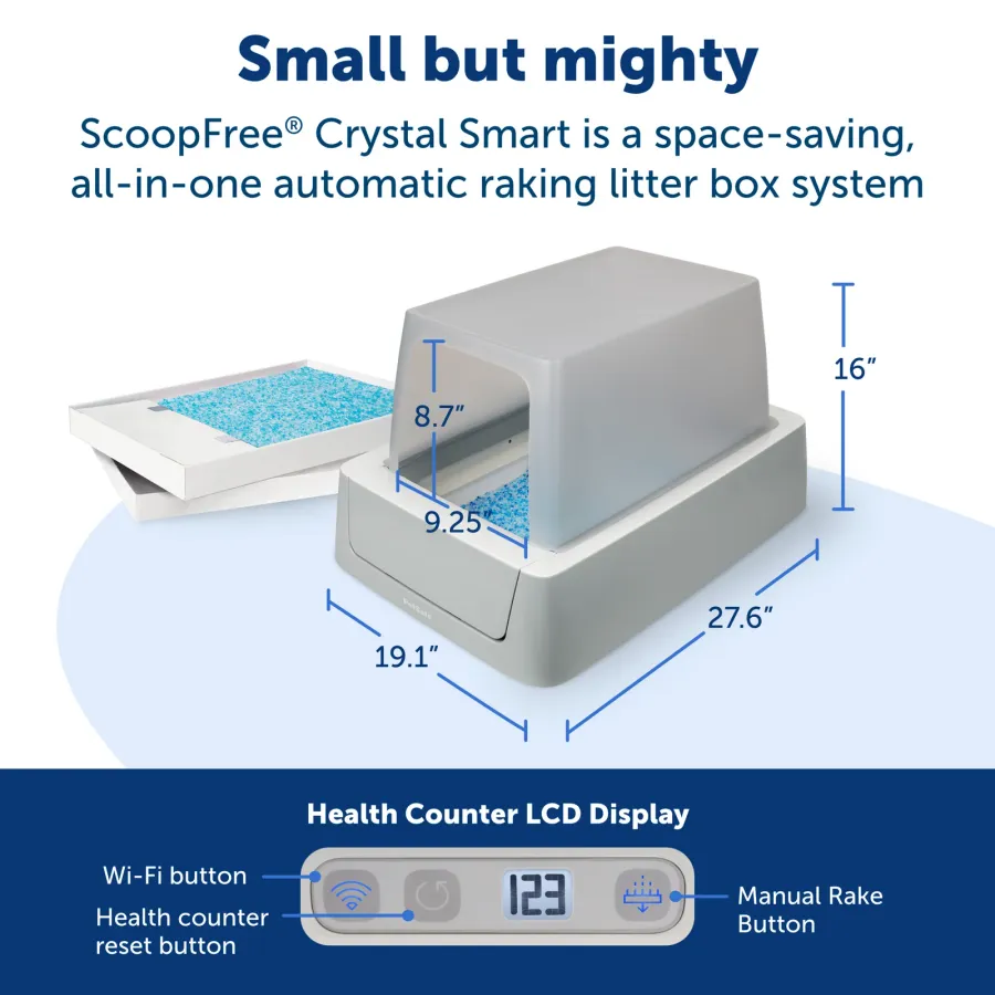 PetSafe ScoopFree Crystal Smart Self-Cleaning Litter Box, photo 2 of 3