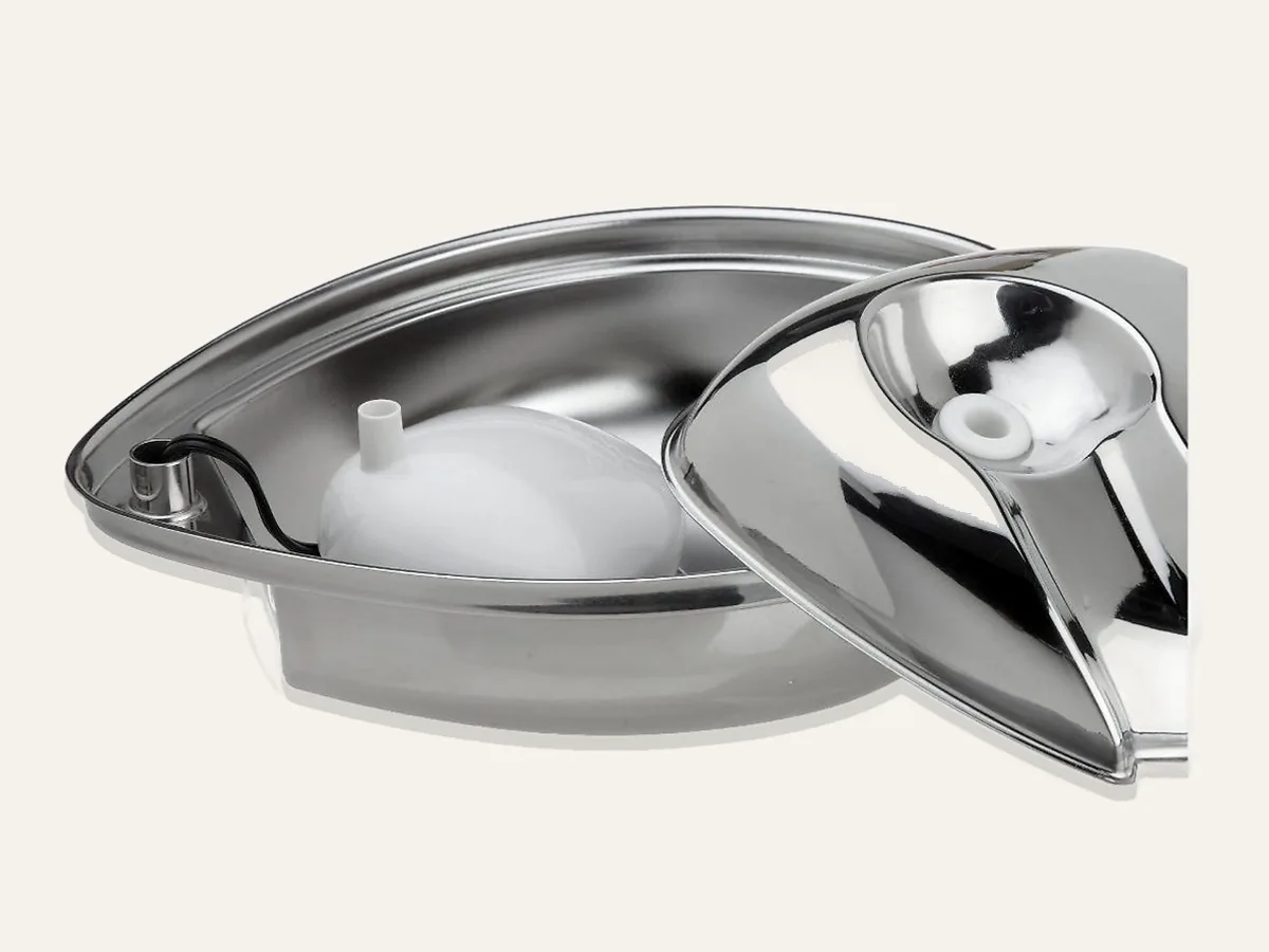 Pioneer Pet #6023 Raindrop® Premium Stainless Steel Drinking Fountain by Pioneer Pet 60 oz