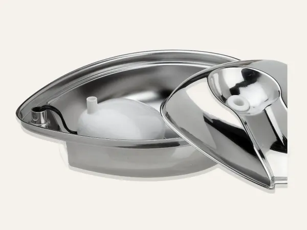 Image: Pioneer Pet Pioneer Pet #6023 Raindrop® Premium Stainless Steel Drinking Fountain by Pioneer Pet 60 oz