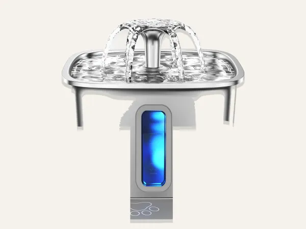 Image: Veken Veken Innovation Award Winner Stainless Steel Cat Water Fountain